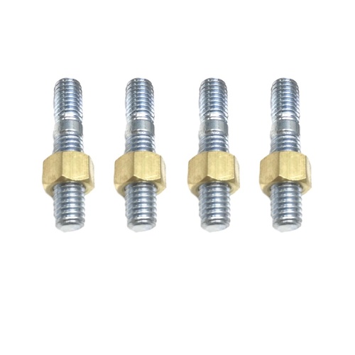 HOLDEN V8 CAST EXHAUST MANIFOLD STUDS AND BRASS NUTS KIT HT HG HQ HJ LH