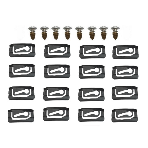 HQ HJ HX HZ WB HOLDEN FRONT WINDOW MOULDING CLIP AND SCREW SET 