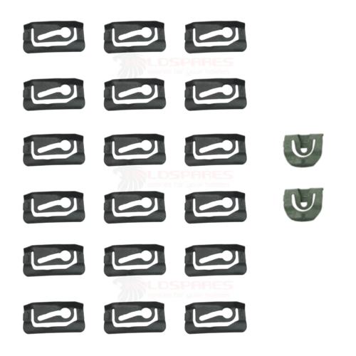  WB HOLDEN STATESMAN REAR WINDOW MOULDING CLIPS 