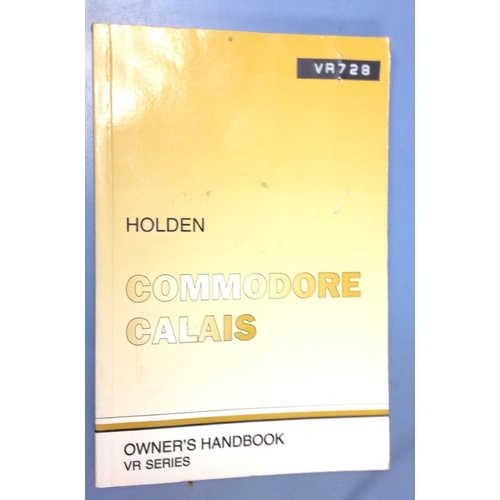VR COMMODORE CALAIS OWNERS HANDBOOK