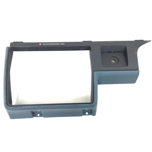 HOLDEN VL COMMODORE USED RADIO HEATER CENTRE DASH SURROUND CERULEAN BLUE