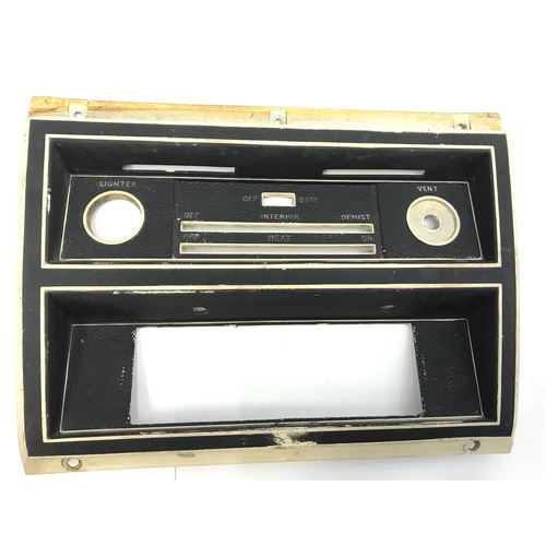 HOLDEN HK HT HG ORIGINAL HEATER RADIO CONTROL PANEL GENUINE SECONDHAND