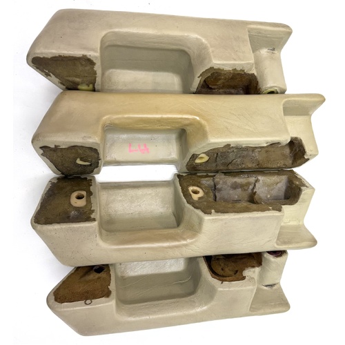 HOLDEN TORANA LH LX UC USED ARMREST SET GENUINE SECONDHAND BUCKSKIN COLOUR