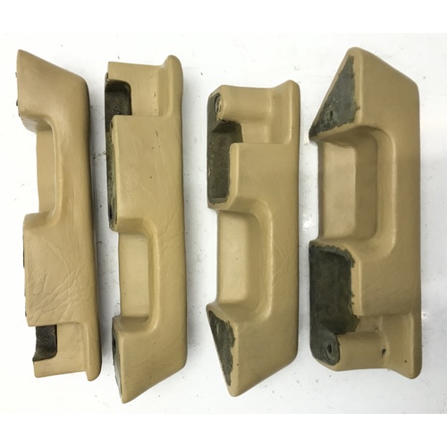 HOLDEN LH LX UC TORANA INTERIOR ARMREST SET GENUINE SECONDHAND BUCKSKIN