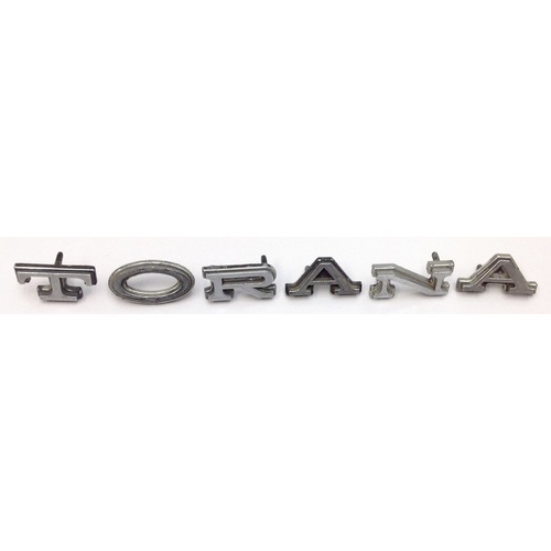 HOLDEN TORANA LH ORIGINAL FRONT PANEL LETTER BADGES