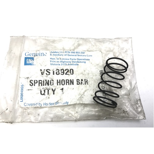 VL HOLDEN COMMODORE  N.O.S HORN PAD SPRING VS18920