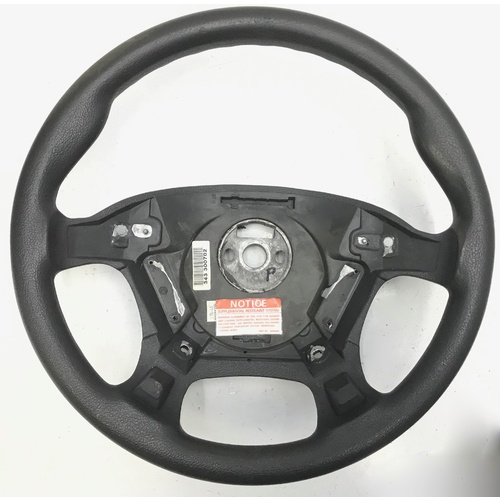 VT VX HOLDEN COMMODORE STANDARD DARK GREY STEERING WHEEL GENUINE SECONDHAND