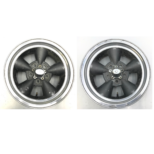 HK HT HG HOLDEN  ORIGINAL USED 14 X 7 CHEVIOT HUSTLER MAGS X 2